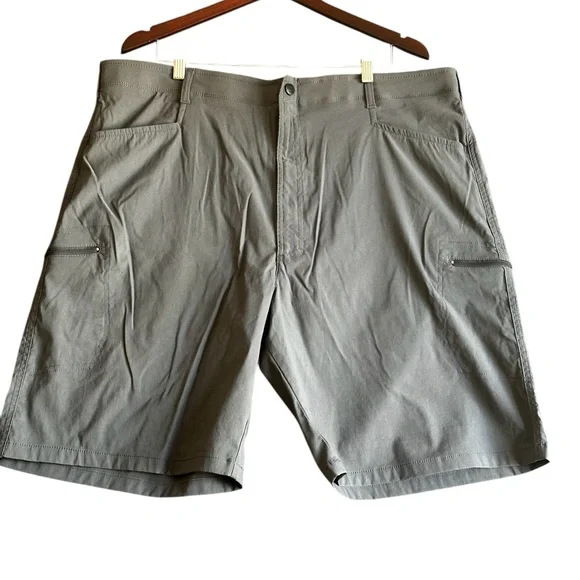 WRANGLER SHORTS MEN’S GRAY ELASTIC STRETCH HIKER SZ 42 - Picture 1 of 15
